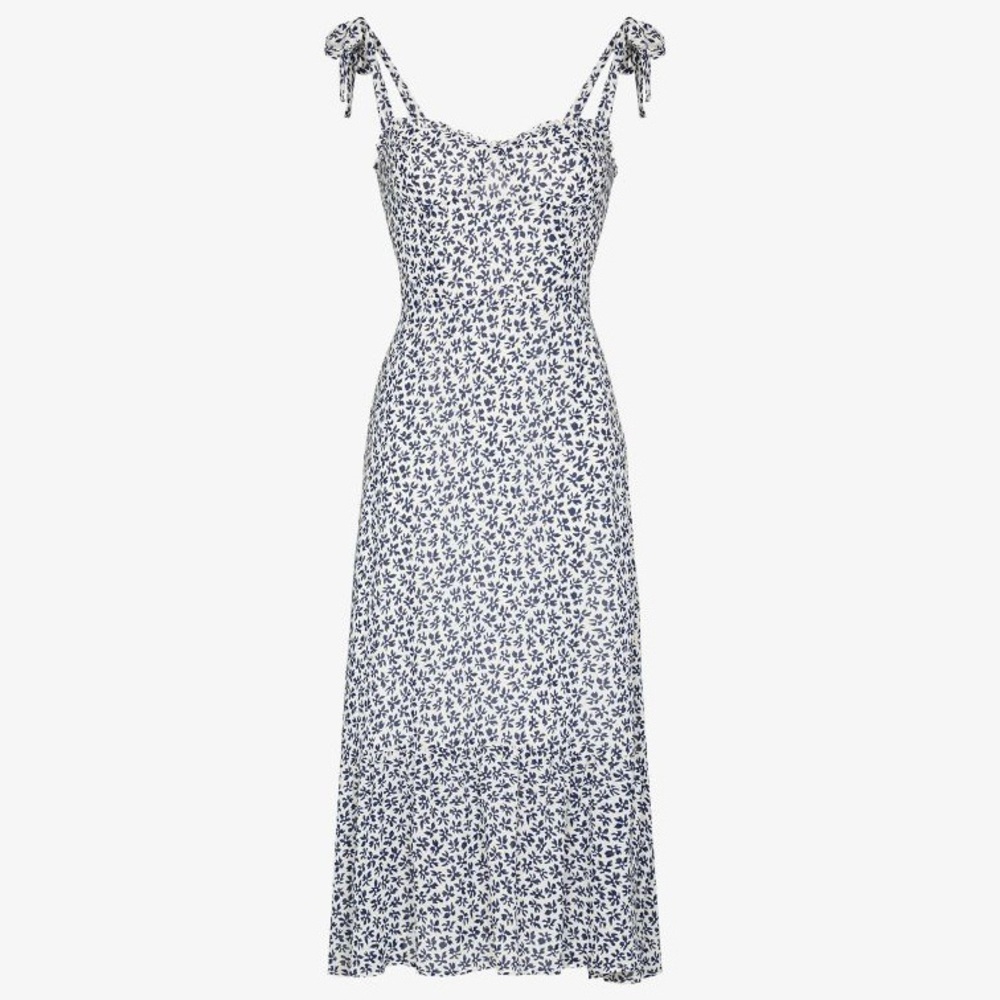 Reformation Nikita Floral Dress in Bombay - Picture 2 of 14